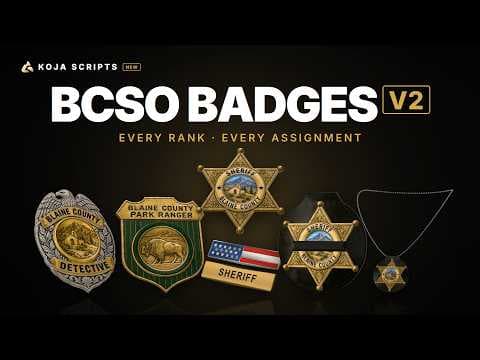 BCSO Badges V2 showcase video